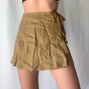 Strait PARADISE SUGAR CANE WRAP MINI SKIRT